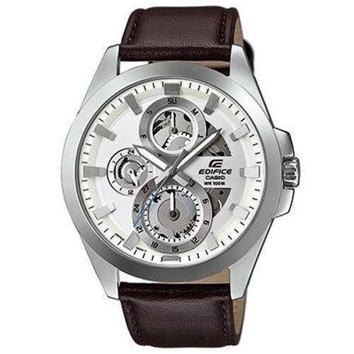 Image of Casio Edifice mat rustfri stål quartz dual time (A-5486) Herre ur, model ESK-300L-7AVUEF